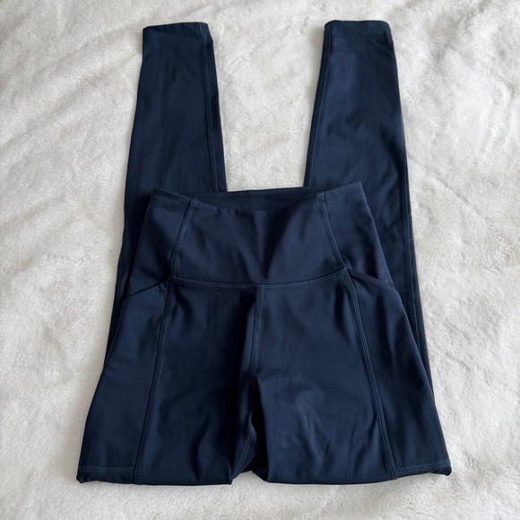 girlfriend collective Pants - Girlfriend Collective Leggings Navy Blue XS